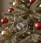 [2D FLAT ACRYLIC] 'Friends We Meet' Glass Friendship Ornament – Sentimental Gift for Best Friends