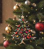 [2D FLAT ACRYLIC] Stacked Hummingbird Christmas Ornament – Colorful Acrylic Holiday Decor for 2025