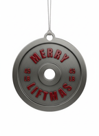 [2D FLAT ACRYLIC] Merry Liftmas Barbell Ornament – Fun Christmas Gift for Gym Lovers