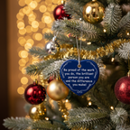 [2D FLAT ACRYLIC] Inspirational Thank You Keepsake Ornament – Perfect Gift for a Coworker or Teacher