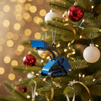 [2D FLAT ACRYLIC] Skid Steer Loader Christmas Ornament – Construction Equipment Holiday Decor for Truckers, Operators & Builders – Personalized Xmas Gift (SSL7)