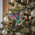 [2D FLAT ACRYLIC] Personalized Photo Christmas Ornament – Custom Memorial Gift for Family & Pets