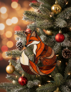 [2D FLAT ACRYLIC] Charming Fox Hanging Ornament – Acrylic Window Decor & Gift for Fox Lovers
