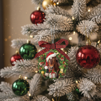 [2D FLAT ACRYLIC] Charming Horse Christmas Ornament – Keepsake Gift for Horse Lovers