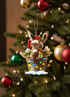 [2D FLAT ACRYLIC] Angel Wings Memorial Photo Ornament | Sympathy Gift for Loss of Loved One