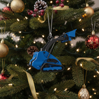 [2D FLAT ACRYLIC] Skid Steer Loader Christmas Ornament – Construction Equipment Holiday Decor for Truckers, Operators & Builders – Personalized Xmas Gift (SSL7)