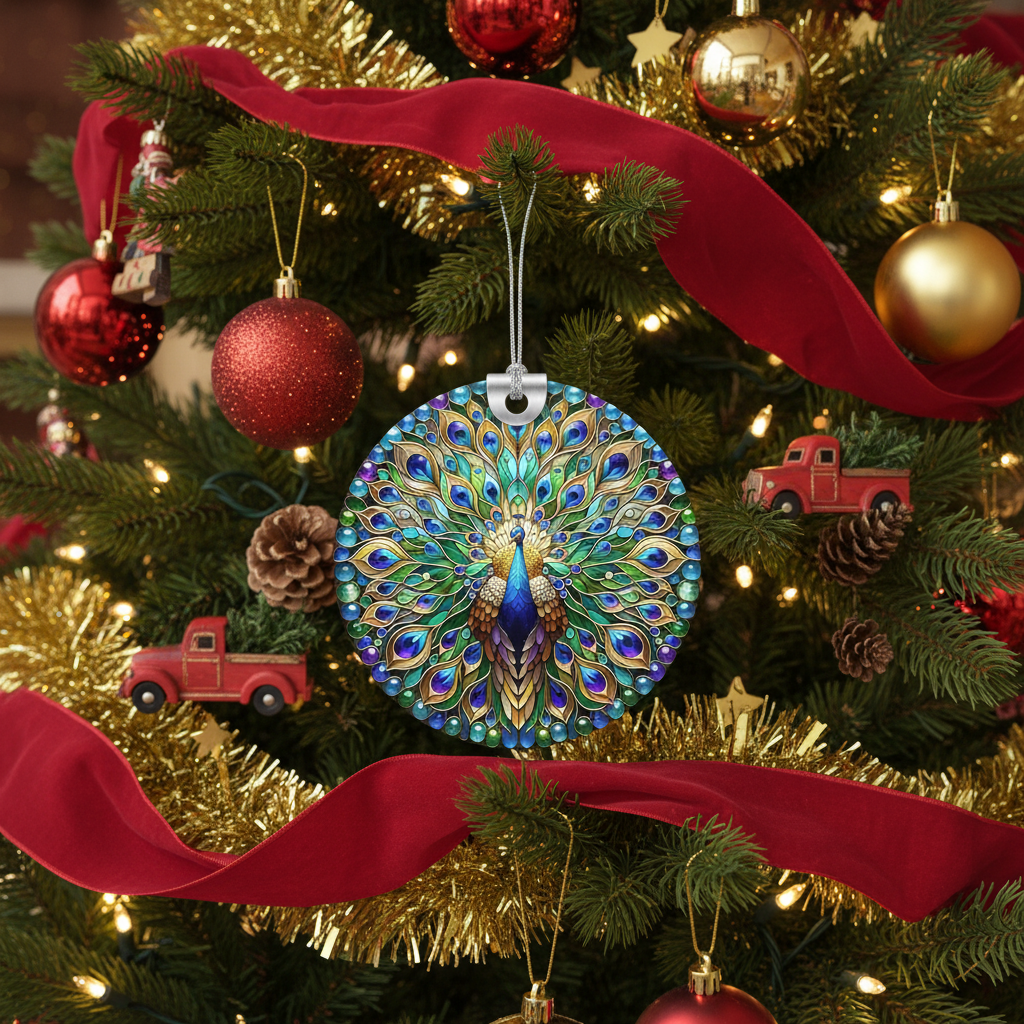 [2D FLAT ACRYLIC] Personalized Dog Ornament - Custom Christmas Memorial & Keepsake Gift