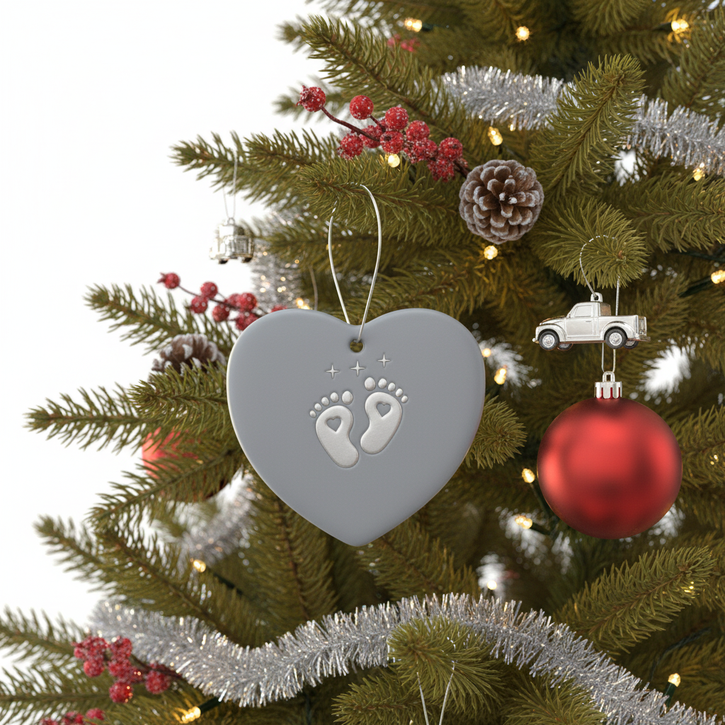 [2D FLAT ACRYLIC] And Then There Were Four Ornament 2026 | Pregnancy Announcement Gift for Expecting Parents