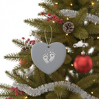 [2D FLAT ACRYLIC] And Then There Were Four Ornament 2026 | Pregnancy Announcement Gift for Expecting Parents