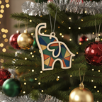 [2D FLAT ACRYLIC] Friendship Elephant Ornament with Story Card – Meaningful Gift for Best Friends