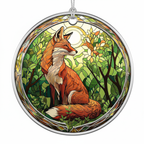 [2D FLAT ACRYLIC] Acrylic Fox Ornament | Charming Christmas Tree Decoration & Fox Lover Gift