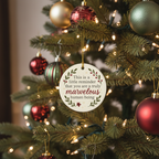 [2D FLAT ACRYLIC] Dog Paw Print Christmas Ornament – Keepsake Gift for Pet Lovers