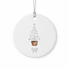 [2D FLAT ACRYLIC] Promoted to Grandparents Ornament – Personalized Pregnancy Announcement Gift