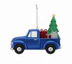 [2D FLAT ACRYLIC] Vintage Truck Christmas Ornament | Iron and Glass Farmhouse Holiday Decor