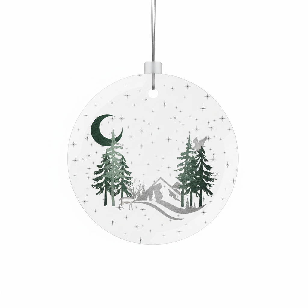 [2D FLAT ACRYLIC] Fireheart Throne of Glass Ornament – Sarah J Maas Book Lover Gift