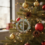 [2D FLAT ACRYLIC] Lineman Christmas Ornament – Thoughtful Keepsake Gift for Linemen