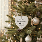 [2D FLAT ACRYLIC] And Then There Were Three Ornament 2026 | Pregnancy Announcement Gift for Expecting Parents