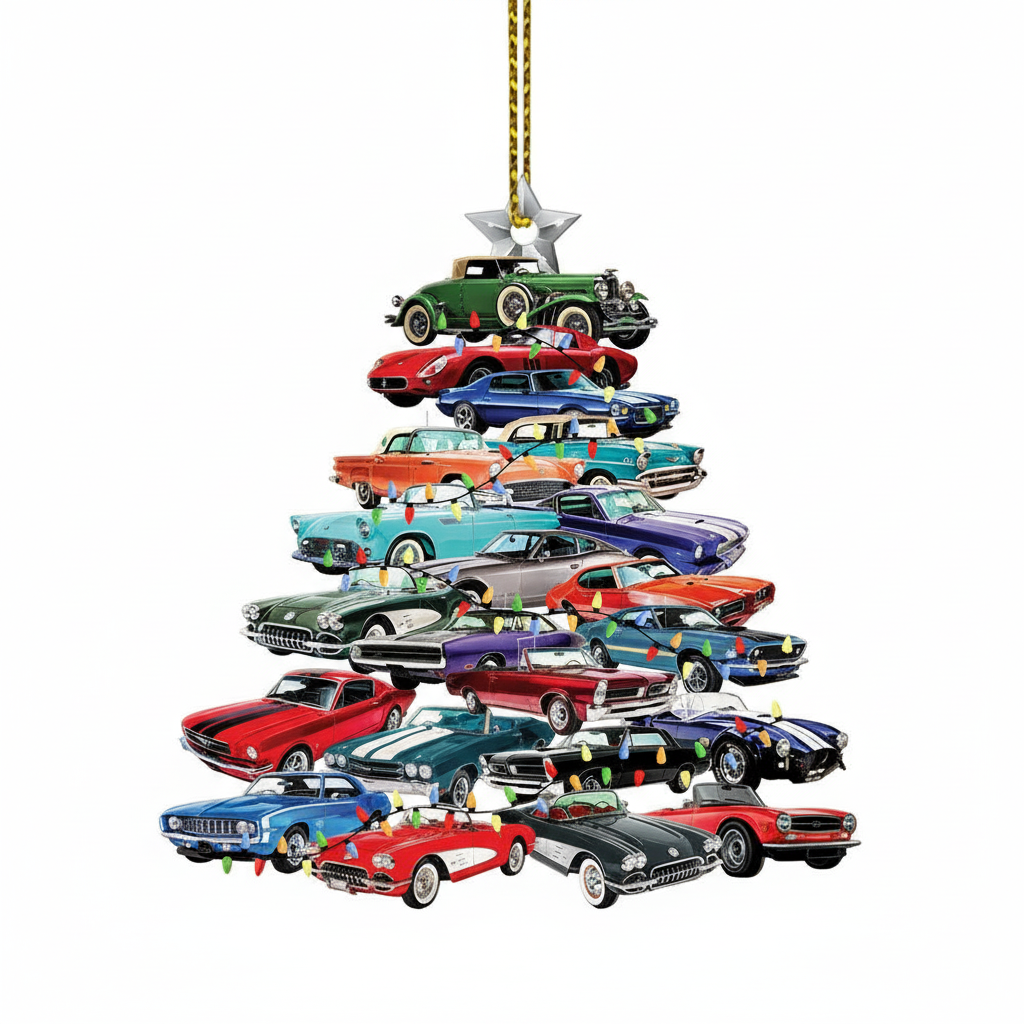 [2D FLAT ACRYLIC] 'In My Swiftie Era' Friendship Bracelet Ornament – Christmas Gift for Swifties