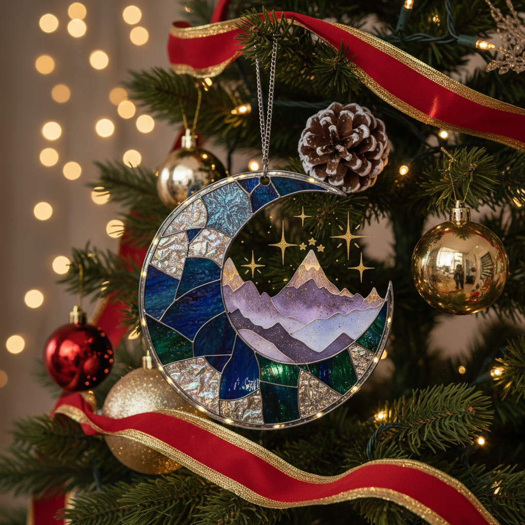 [2D FLAT ACRYLIC] Night Court Suncatcher Ornament – Gift for Fantasy Book Lovers