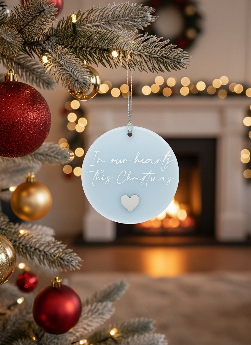 [2D FLAT ACRYLIC] Personalized Dachshund Christmas Ornament – Custom Doxie Wiener Dog Gift