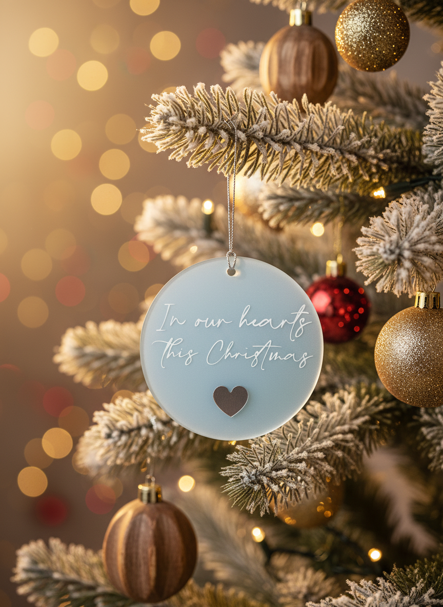 [2D FLAT ACRYLIC] Personalized Dachshund Christmas Ornament – Custom Doxie Wiener Dog Gift