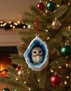 [2D FLAT ACRYLIC] Animal Christmas Ornaments – 2D Acrylic Pendants for Holiday Tree Decor