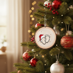 [2D FLAT ACRYLIC] Personalized Baby Announcement Ornament 2026 – See You Soon Keepsake for Expecting Parents