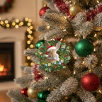 [2D FLAT ACRYLIC] Well Read Woman Book Lover Christmas Ornament – Gift for Readers