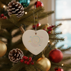 [2D FLAT ACRYLIC] Best Aunt Ever Christmas Ornament 2025 | Ceramic Keepsake Gift for an Aunt from Nephew or Niece