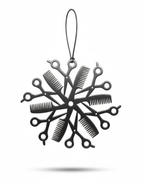 [2D FLAT ACRYLIC] Unique Hairdresser Christmas Ornament – Thoughtful Gift for Hairstylists