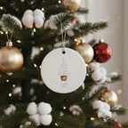 [2D FLAT ACRYLIC] Promoted to Grandparents Ornament – Personalized Pregnancy Announcement Gift