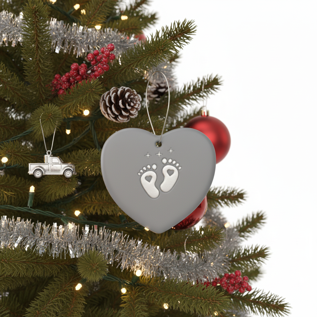 [2D FLAT ACRYLIC] And Then There Were Four Ornament 2026 | Pregnancy Announcement Gift for Expecting Parents