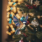 [2D FLAT ACRYLIC] Chickadee Suncatcher Ornament – Beautiful Window Hanging Gift for Bird Lovers