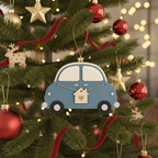 [2D FLAT ACRYLIC] Baby's First Christmas Ornament 2025 - New Family Keepsake