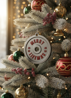 [2D FLAT ACRYLIC] Merry Liftmas Barbell Ornament – Fun Christmas Gift for Gym Lovers