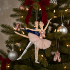 [2D FLAT ACRYLIC] Ballet Couple Ornament - Ballerina and Cavalier Dance Keepsake