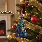 [2D FLAT ACRYLIC] Personalized Guitar Christmas Ornament – Custom Acrylic Gift for Music Lovers