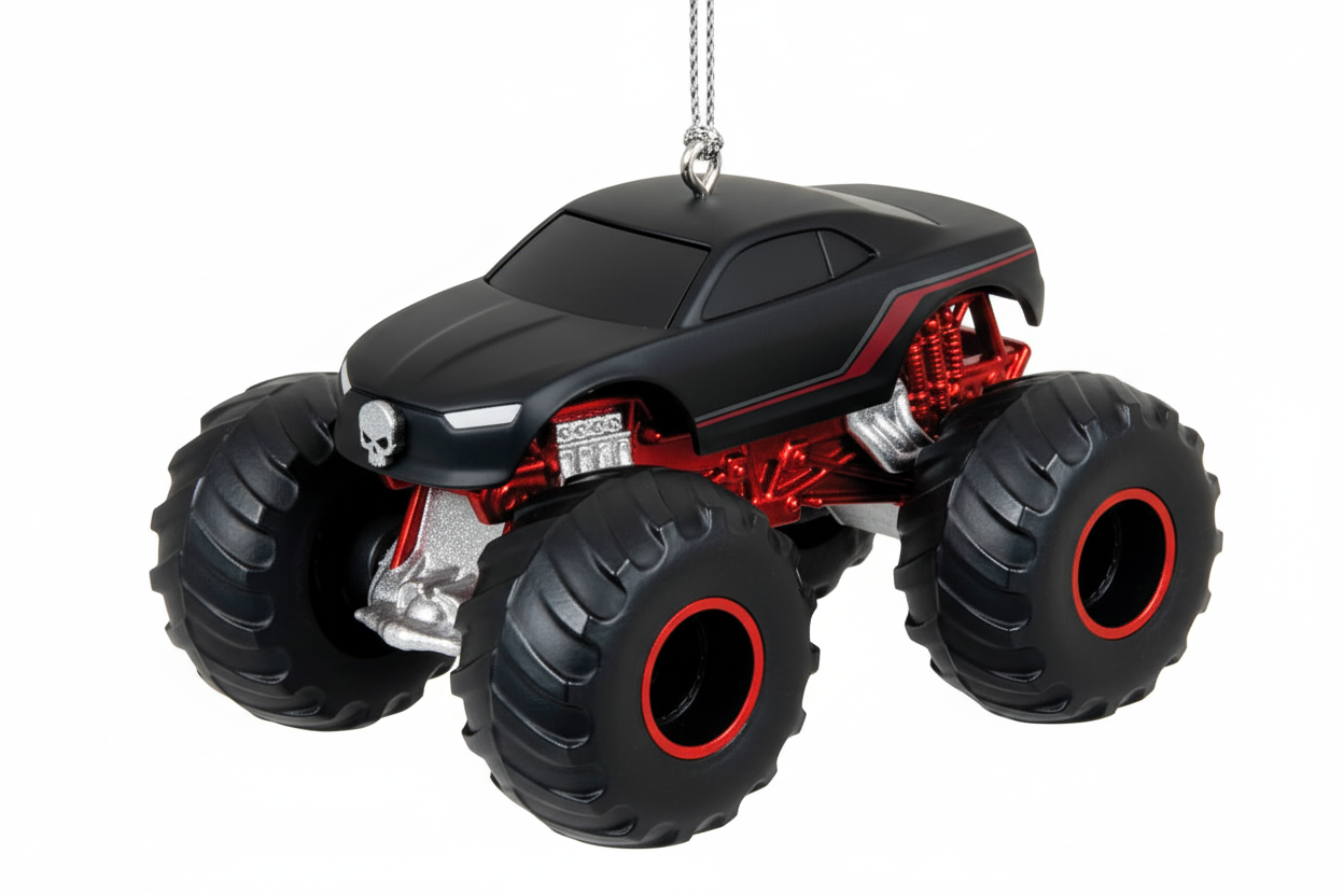 [2D FLAT ACRYLIC] Personalized Truck Driver Ornament | Custom Wooden Trucker Gift for Christmas