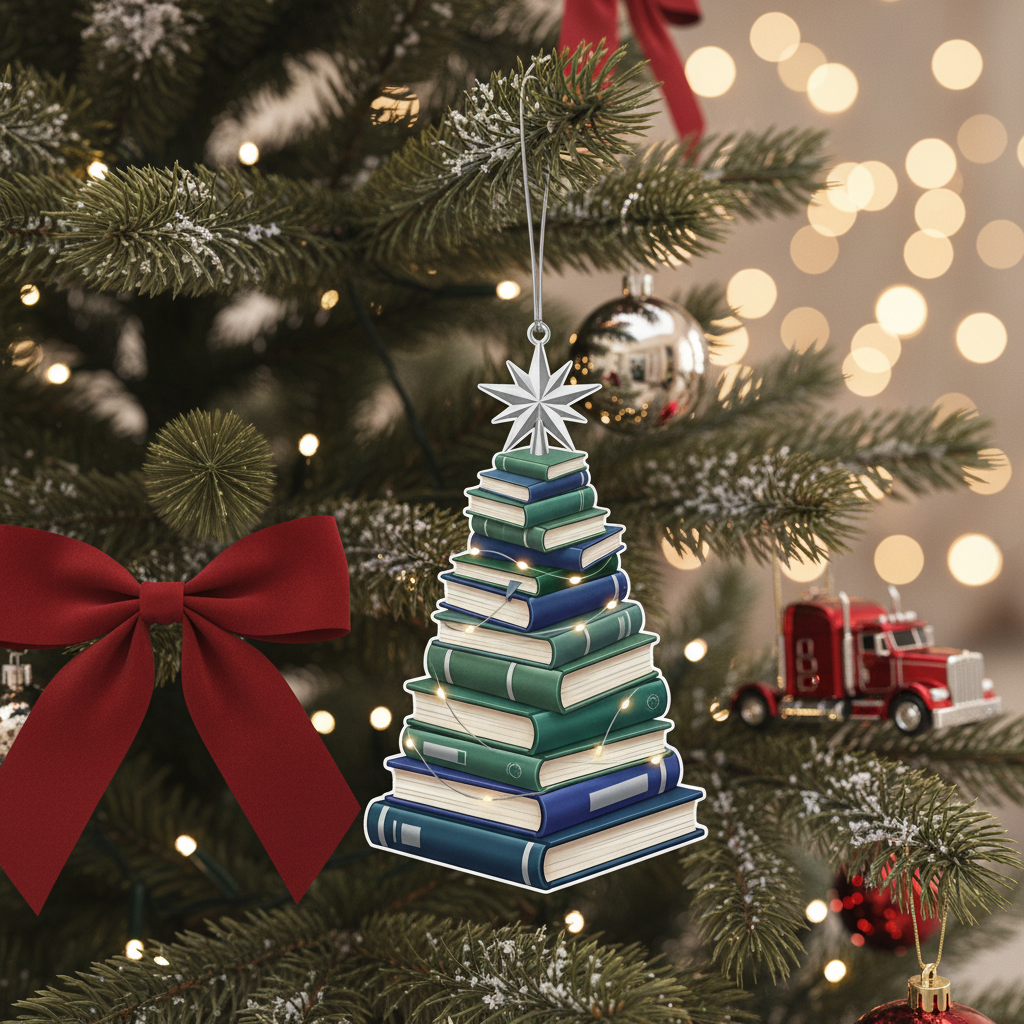 [2D FLAT ACRYLIC] Personalized Couple's Ornament – Custom Engagement & Anniversary Keepsake