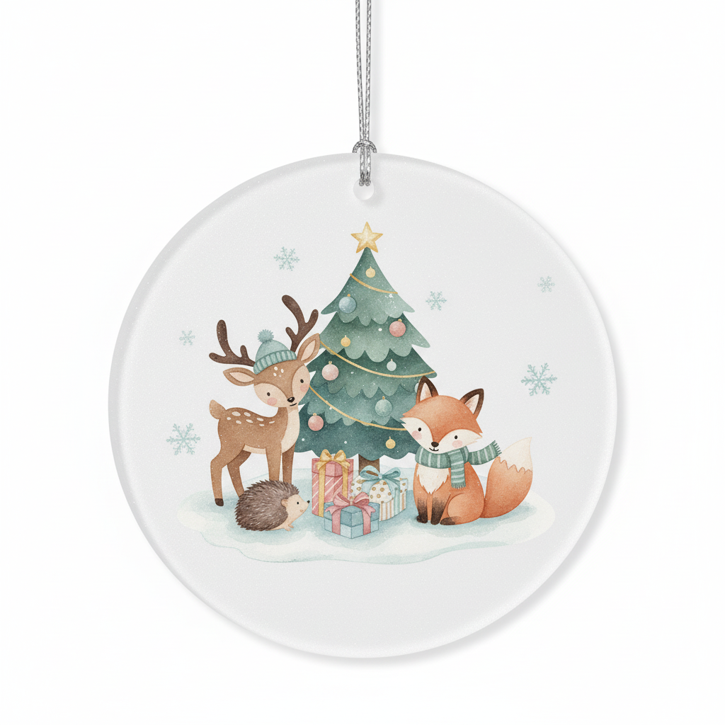 [2D FLAT ACRYLIC] Baby's First Christmas Ornament 2025 – Keepsake Gift for New Parents