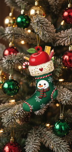 [2D FLAT ACRYLIC] Teacher Appreciation Ornament – Thoughtful Thank You Christmas Gift