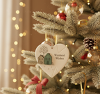 [2D FLAT ACRYLIC] Heartfelt Neighbor Thank You Gift – Sea Glass Style Heart Ornament