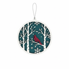 [2D FLAT ACRYLIC] Cardinal Memorial Ornament – In Loving Memory Remembrance Gift