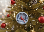 [2D FLAT ACRYLIC] Cardinal Bird Christmas Ornament Sublimation Design