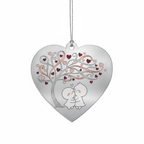 [2D FLAT ACRYLIC] 70th Platinum Anniversary Ornament 2025 – Heartfelt Keepsake Gift for Couples