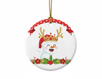 [2D FLAT ACRYLIC] Funny Hamilton Christmas Ornament – 'Awesome, Wow!' Celebrity Holiday Gift