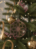 [2D FLAT ACRYLIC] Liahona Wood Ornament – LDS 2024 Book of Mormon Theme Gift