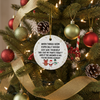 [2D FLAT ACRYLIC] Did I Shit My Pants Today Funny Ornament – Hilarious Gag Gift for Coworkers