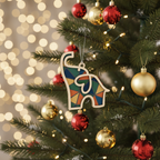 [2D FLAT ACRYLIC] Friendship Elephant Ornament with Story Card – Meaningful Gift for Best Friends