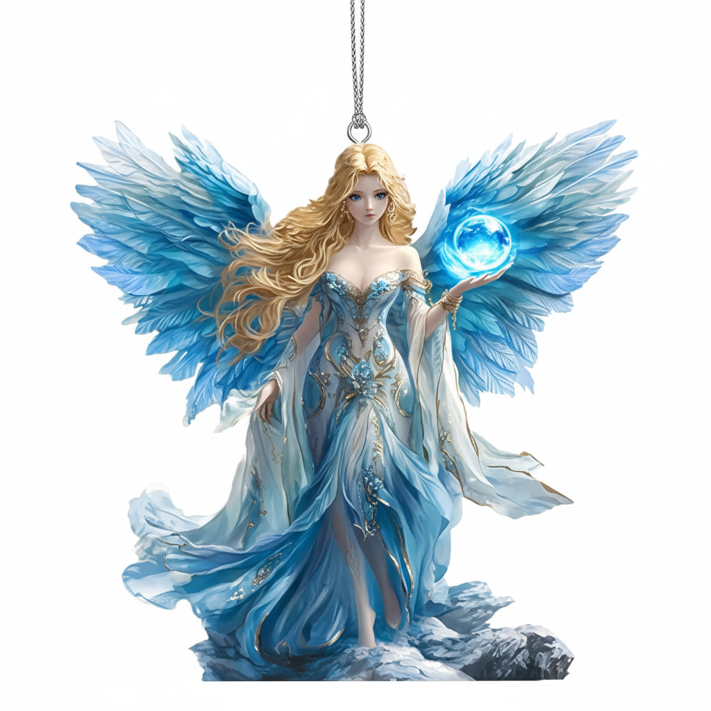 [2D FLAT ACRYLIC] Their Light Remains Memorial Candle Holder – Heart-Shaped Sympathy Gift